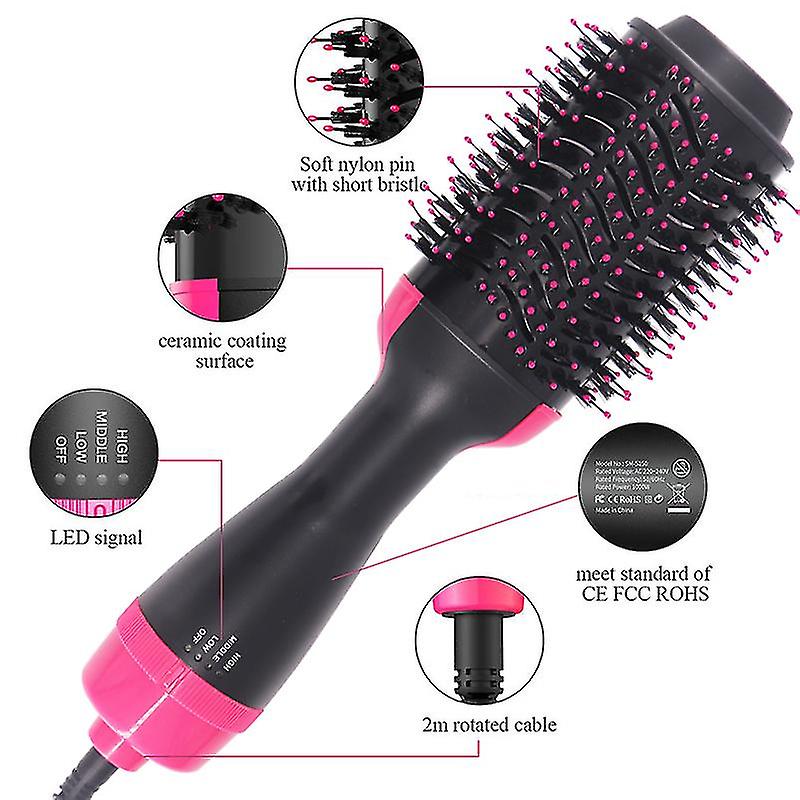 One Step Hair Dryer and Styler – Professional 1200W Hot Air Brush with Heavy-Duty Power Cord & Plug for All Hair Types Rs 1,503