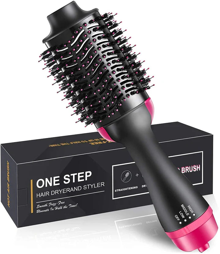 One Step Hair Dryer and Styler – Professional 1200W Hot Air Brush with Heavy-Duty Power Cord & Plug for All Hair Types Rs 1,503