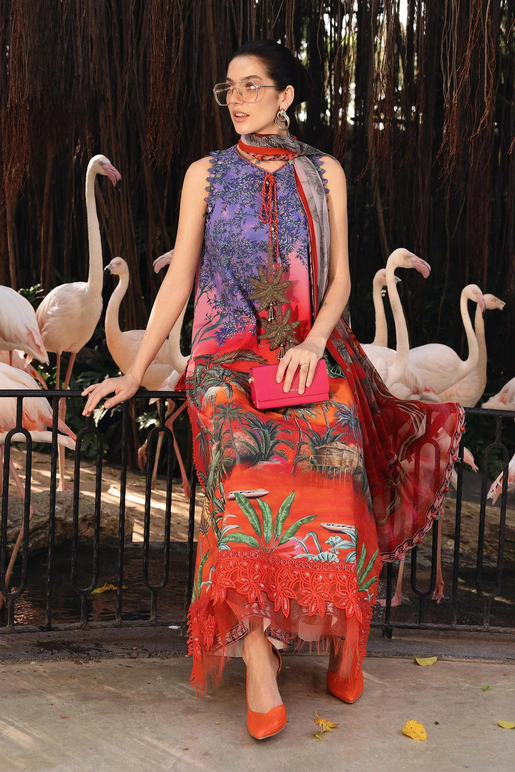 Elegant Embroidered Lawn 3 Piece Unstitched Suit with Chiffon Dupatta MBL-MPT-2907-B-26 – Summer Collection 2026